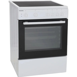 Eskimo ES VC4031W Κουζίνα Αερίου & Ρεύματος 72lt με Κεραμικές Εστίες 60cm