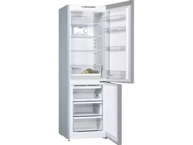 Bosch KGN36KLEAE Ψυγειοκαταψύκτης 305lt NoFrost Inox,186*60*66εκ.