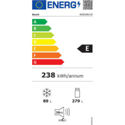 Bosch KGN39KLEB Ψυγειοκαταψύκτης NoFrost Inox 200*60*60εκ.