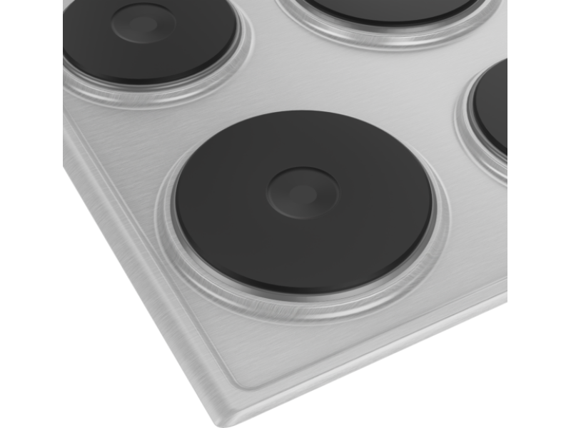 Beko HIZE 64101 X Εμαγιέ Εστία Αυτόνομη 58x51cm Inox