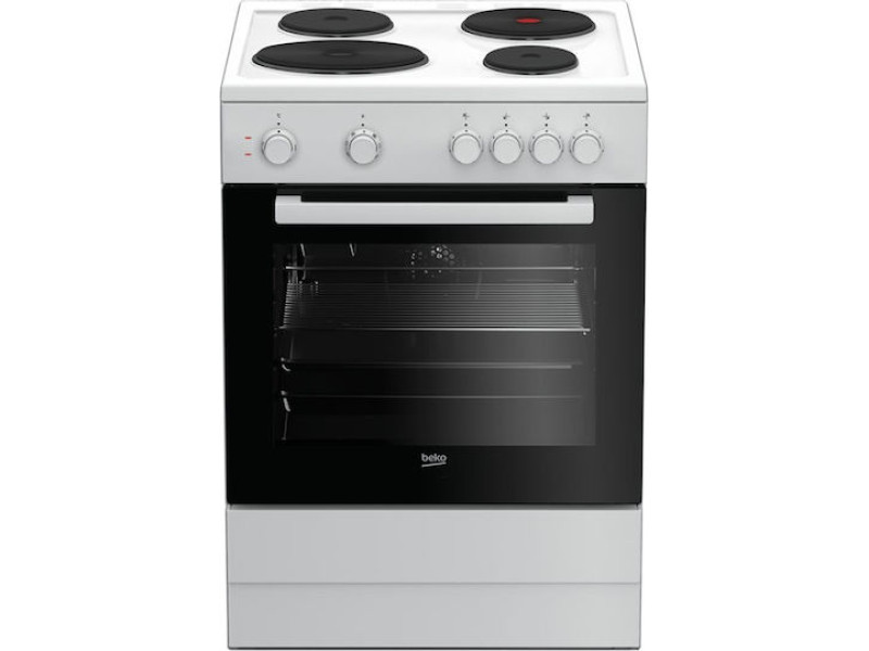 Beko FSM 66000 GWS Κουζίνα 65lt με Εμαγιέ Εστίες Π60εκ.