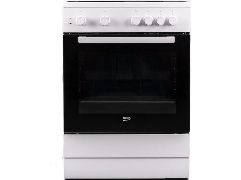 Beko FSM 66000 GWS Κουζίνα 65lt με Εμαγιέ Εστίες Π60εκ.