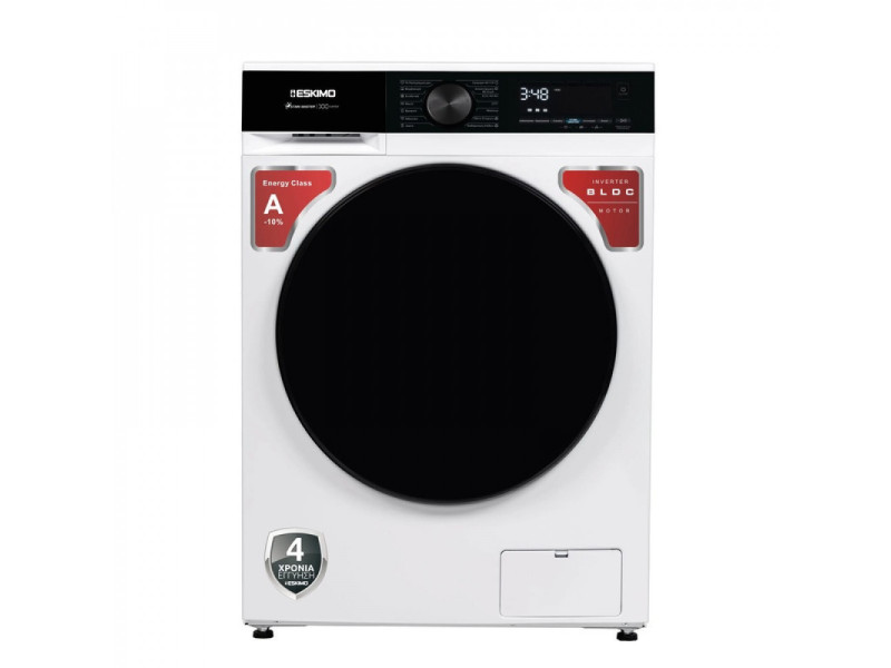 Πλυντήριο - Στεγνωτήριο Ρούχων Eskimo ES W10D7ADMST 10 kg/ 7 kg A/D