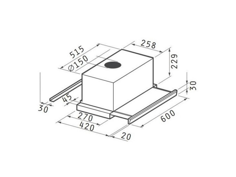 ΑΠΟΡΡΟΦΗΤΗΡΑΣ ΣΥΡΟΜΕΝΟΣ INOX TURBO 60 MAIDTEC