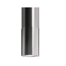 Pyramis Cilindrico Απορροφητήρας Νησίδα 40cm Inox