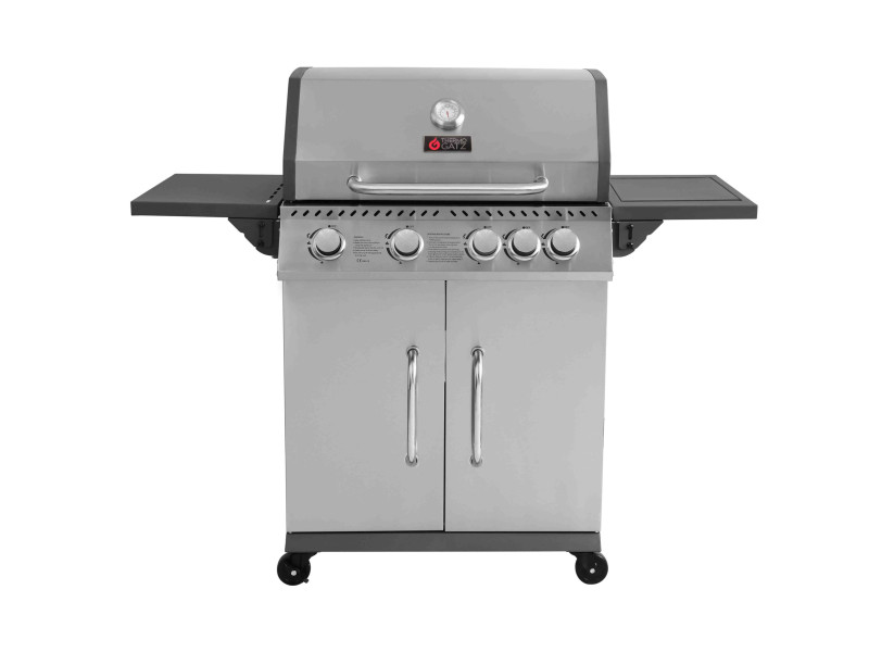 BBQ ΥΓΡΑΕΡΙΟΥ GS GRILL ELITE 4+1 ΙΝΟΧ - 14,5 kW