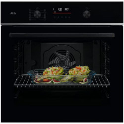 AEG Άνω Πάγκου με Κεραμικές Εστίες Μαύρος TU5PB431SB + HK634021XB