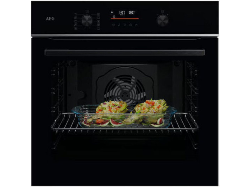 AEG Άνω Πάγκου με Κεραμικές Εστίες Μαύρος TU5PB431SB + HK634021XB