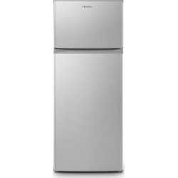 Inventor DP1442S Two-door refrigerator 204lt Inox Υ143xΠ55xΒ55cm.
