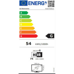 LG 43UA75006LA 43'' LED 4K Smart TV Τηλεόραση Black