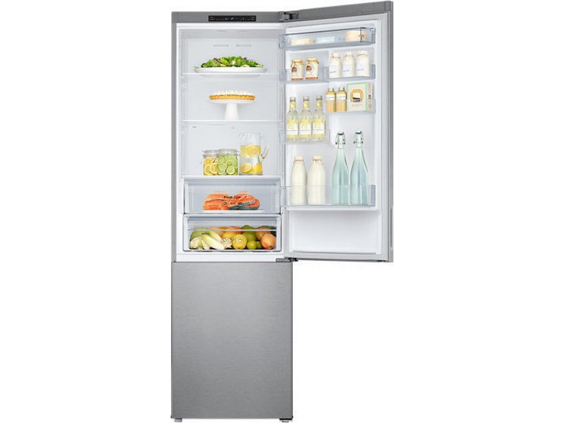 Samsung RB37J5005SA Ψυγειοκαταψύκτης NoFrost Inox Υ201xΠ59.5εκ.