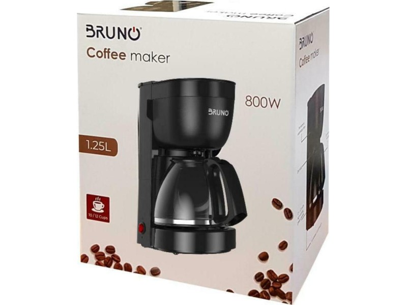 Bruno BRN-0020 Καφετιέρα Φίλτρου 800W Black
