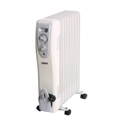 Oil Heater N'OVEEN OH9 2000W with Automatic Thermostat. White