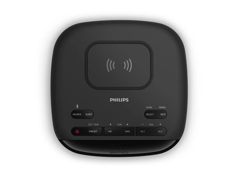 Ραδιορολόι Philips TAR7705/10 DAB+  με Ασύρματη Φόρτιση, Bluetooth και Εξτρα Υποδοχή Φόρτισης USB