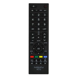 Remote Control Noozy RC12 for Toshiba TV Ready to Use Without Set Up