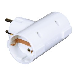 Power Adaptor Socket GAC0102A with 2 Schuko White