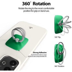 Mobile Phone Holder Ring Goospery Wow Ring Series for Smartphones Green