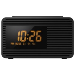 Radio - Clock Panasonic RC-800EG-K with Screen, FM, Dual Alarm, Black
