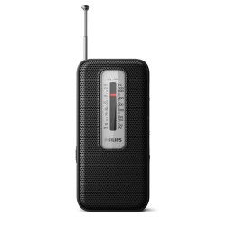 Portable FM Radio hilips TAR1506/00 with 3.5mm Jack Input Black