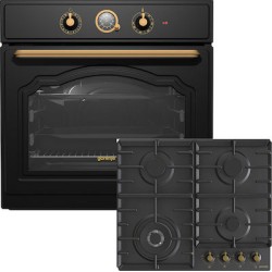 Gorenje BOS67372CLB + EW642CLB Oven Countertop 77lt with Gas Hobs Π59.5cm