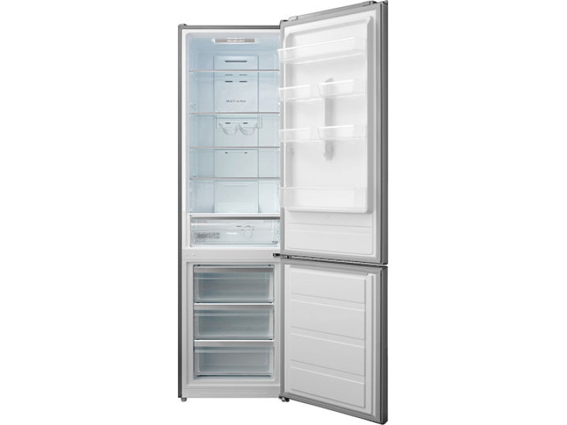 Midea Ψυγειοκαταψύκτης 330lt Total NoFrost Υ201xΠ59.5xΒ63.5εκ. Inox MDRB489FGE02O