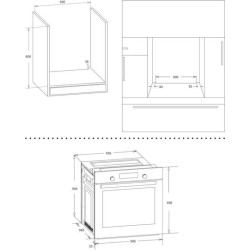ΦΟΥΡΝΟΣ ΗΛΕΚΤΡΙΚΟΣ TGS 5522 BL RUSTIC